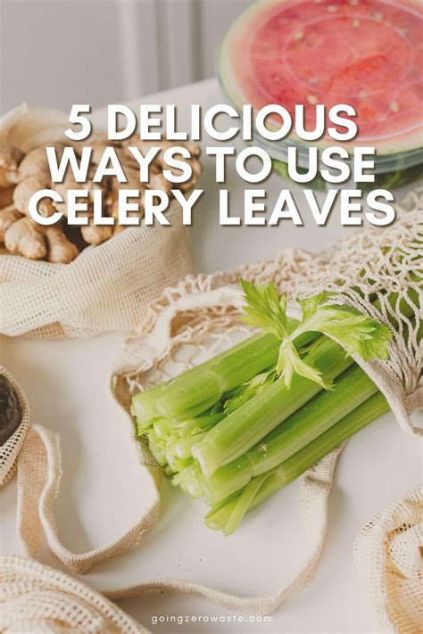 5 Delicious Ways To Use Celery Leaves Going Zero Waste In 2022