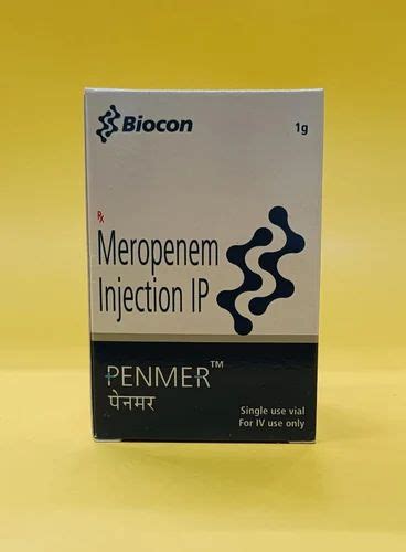 Penmer Gm Meropenem Injection At Rs Box Inj Meropenem In Pune