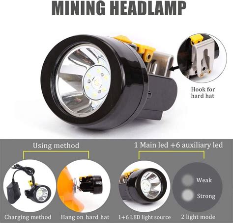 Waterproof Explosion Proof Mining Light Rechargeable Underground