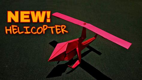 Tutorials Helicopter Cara Membuat Helicopter Dari Kertas Youtube