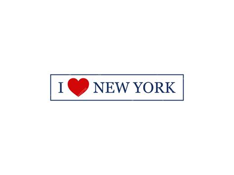 Premium Vector | I love new york letter vector template