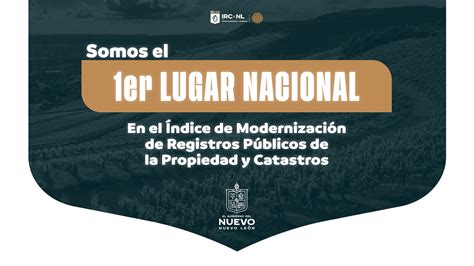 Somos El Primer Lugar En El Índice De Modernización De Registros