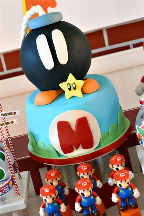 Fiesta Super Mario Bros Dale Detalles Super Mario Bros Birthday Party Mario Bros Cake