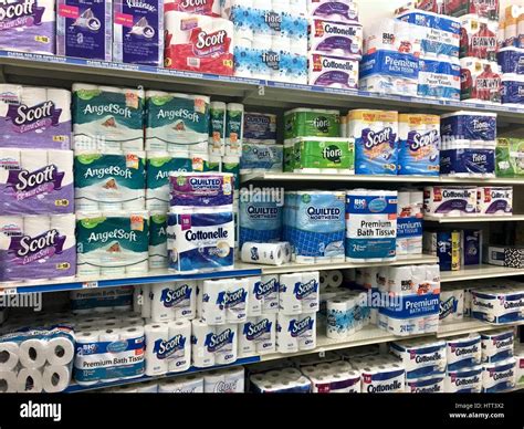 toilet paper isle stock photo alamy