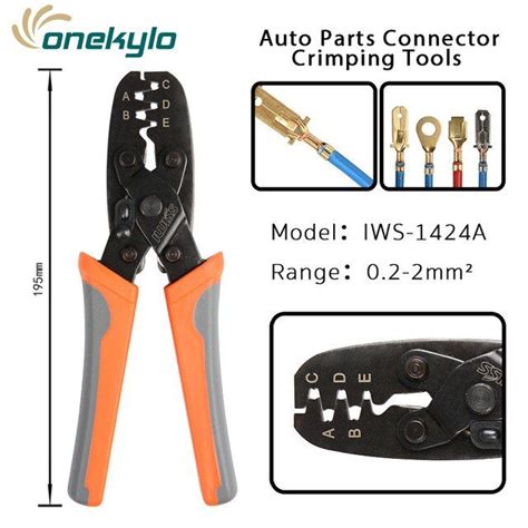 Iwiss Iws 1424a Open Barrel Terminal Crimper Pliers Tool For Molex