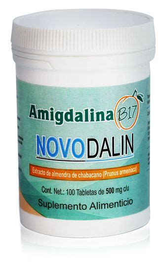 Novodalin Amigdalina, Амигдалин, витамин B17, 100 таблеток по 500 мг ...