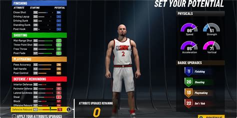 NBA 2K22 Best Shooting Guard Build 2022