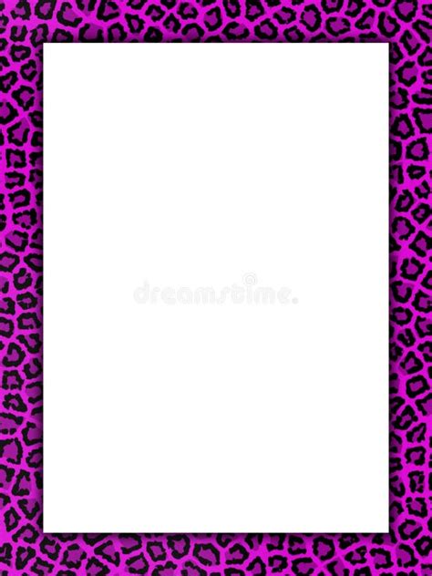 Cheetah Print Border Stock Illustrations – 496 Cheetah Print Border ...