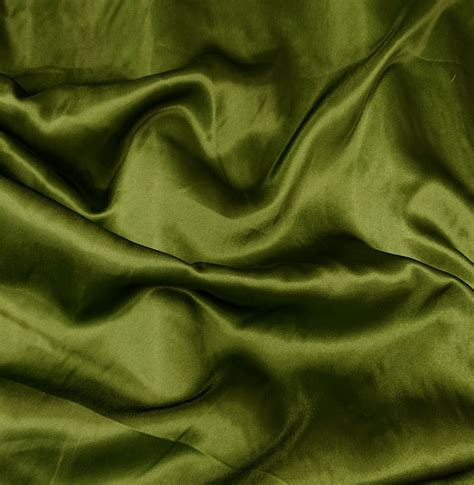 Fabrics Budget Satin Budget Satin Olive 150cm Wide Sold By The 25 Metre Roll