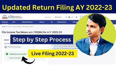 How To File Updated Income Tax Return Itr U Updated Return Filing