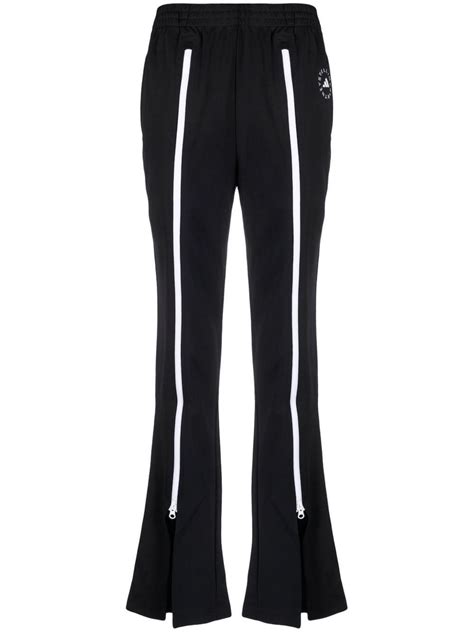 Adidas By Stella Mccartney Black Truecasuals Zipped Track Pants Browns