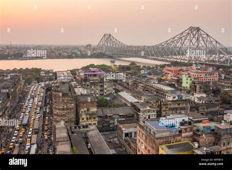 Kolkata India April 13 2017 Beautiful View Of Kolkata City With A