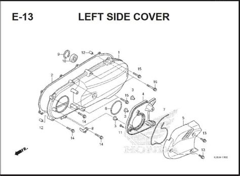 Katalog Suku Cadang Honda Pcx 150 K36j Harga Kredit Motor Honda