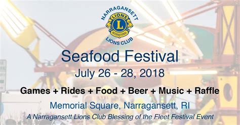 Seafood Festival in Narragansett Starts Tonight! | Things To Do In RI ...