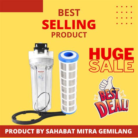 Jual Paket Hemat Saringan Air Water Filter Untuk Air Kotor 10 Inch