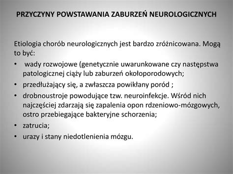 Zaburzenia Neurologiczne U Dzieci Wioletta Kojder Le A Ska Agnieszka