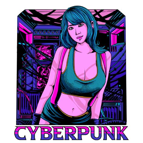 Cyberpunk Girl Buy T Shirt Designs