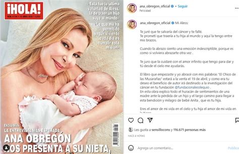 Ana Obreg N Confirma Que Beb Es Su Nieta As Cont Que La Ni A Nacida