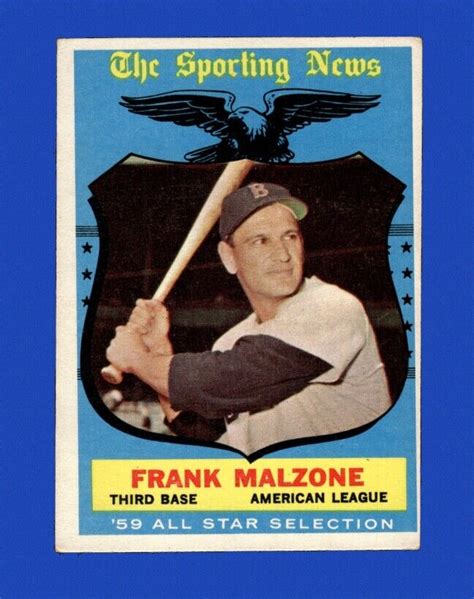 Topps Set Break Frank Malzone Vg Vgex Gmcards Ebay