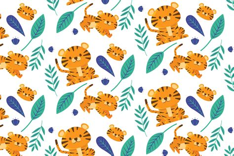 Tiger Pattern – Print A Wallpaper