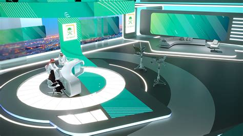 Saudi TV .News Studio .Set Design :: Behance