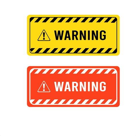 Warning Sign Vector Art, Icons, and Graphics. Warning logo design ...