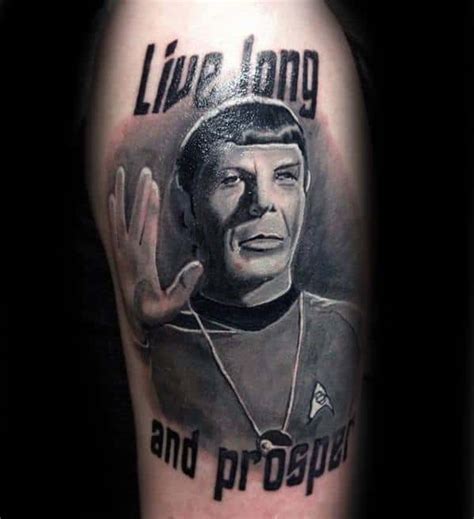 Star Trek Tattoo Designs For Men Science Fiction Ink Ideas