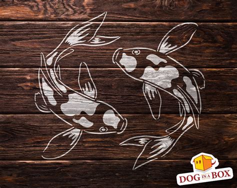 Koi Fish Stencil Printable