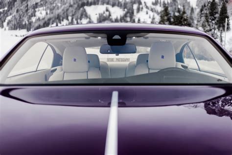 Gallery: Purple Rolls-Royce Wraith in the Swiss Alps - GTspirit