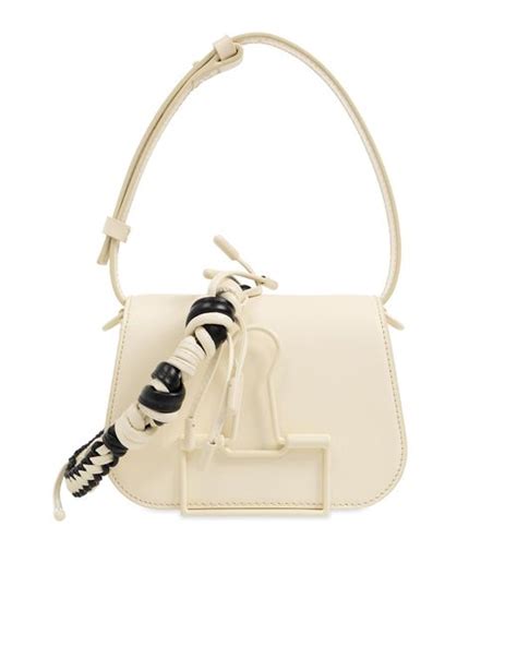 Off White C O Virgil Abloh Skeleton Shoulder Bag In Natural Lyst