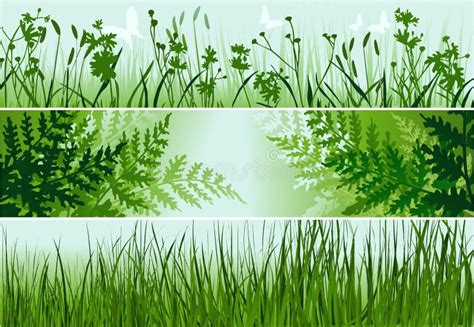 Nature Banners Stock Vector Illustration Of Frame Nature 9762997