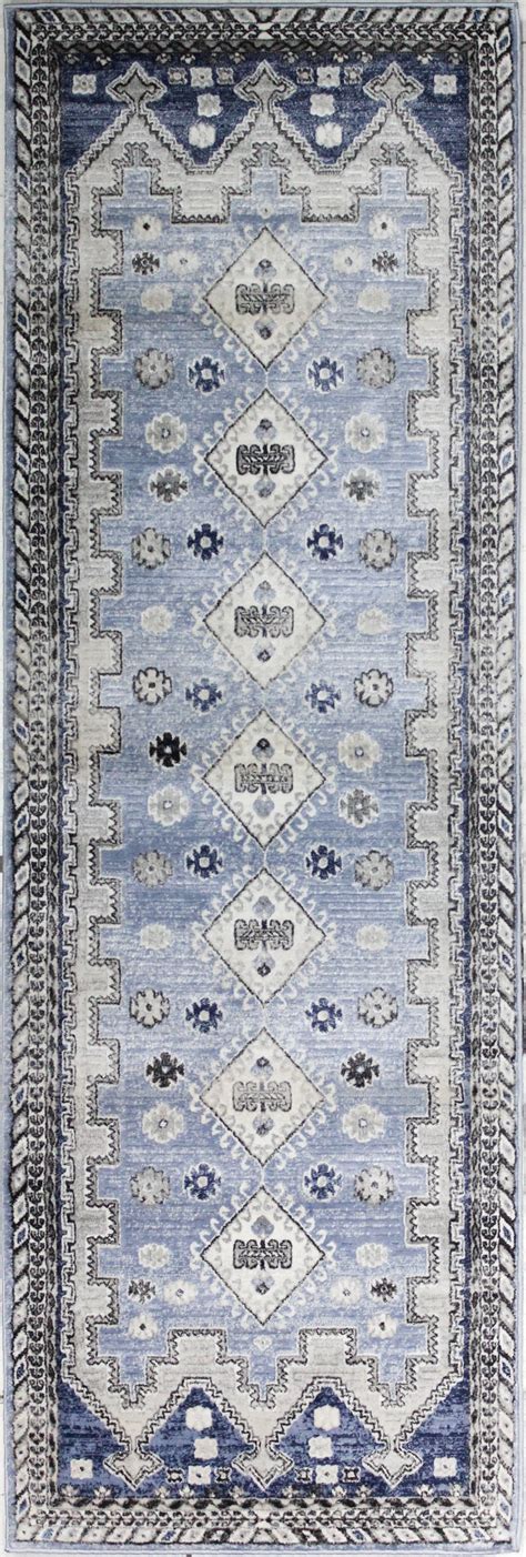 Bungalow Rose Medinger Power Loom Performance Blue Rug Wayfair