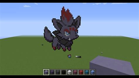 The Making Of Zorua Pixel Art Youtube