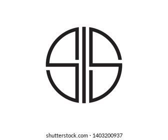 Sis Letter Original Monogram Logo Design Stock Illustration 1403200937 ...