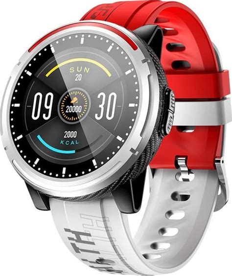 Kumi M1 Biało czerwony KU M1 RD Smartwatch Morele net