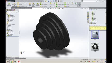 Polea Escalonada En Doble V En Solidworks 2014 YouTube