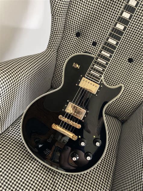 Gitara Elektryczna Edwards Les Paul Custom Black Pozna Azarz