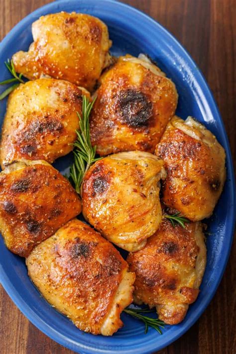 Baked Honey Mustard Chicken Thighs Natashaskitchen