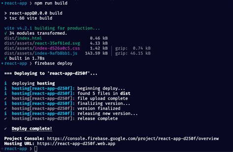 Deploying Your React App To Firebase Hosting DEV Community