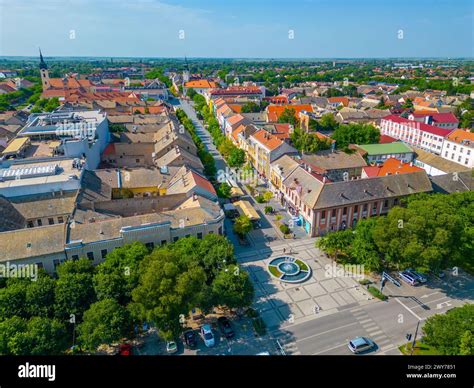 panorama view  serbian town sombor stock photo alamy