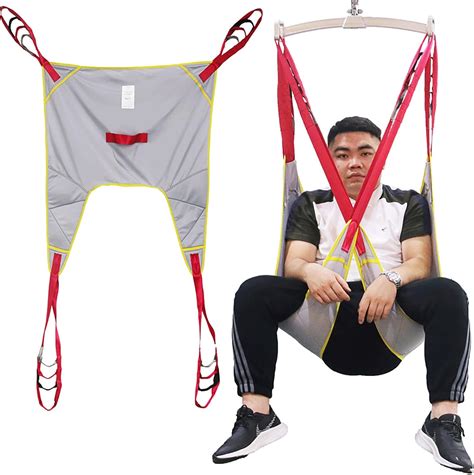 Toileting Hoist Sling Patient Full Body Lift Sling Patients Bath