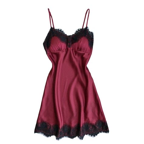 YUHAOTIN Lingerie See Through Dress Women Lace Lingerie Nightwear