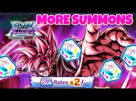 MORE CHRONO CRYSTAL SUMMONS FOR ULTRA SCYTHE ROSE GOKU BLACK YouTube