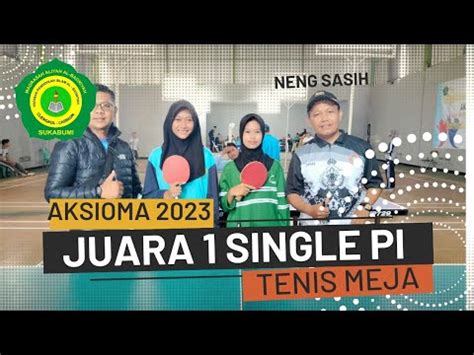 Neng Sasih Juara 1 Aksioma Sub Cibadak YouTube