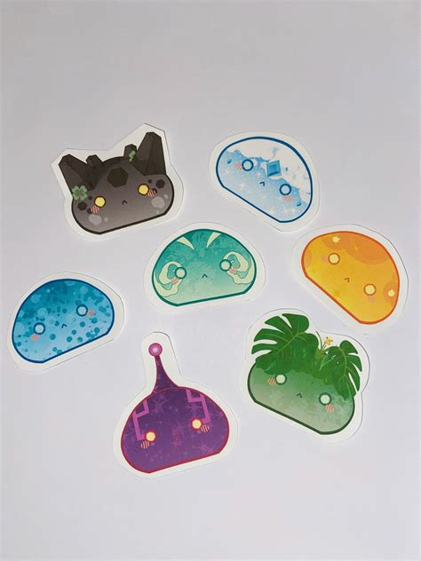 Genshin Slime Stickers D R Genshin Impact