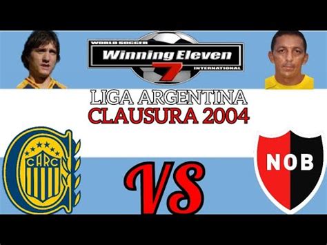 WINNING ELEVEN 7 PC LIGA ARGENTINA CLAUSURA 2004 ROSARIO CENTRAL VS