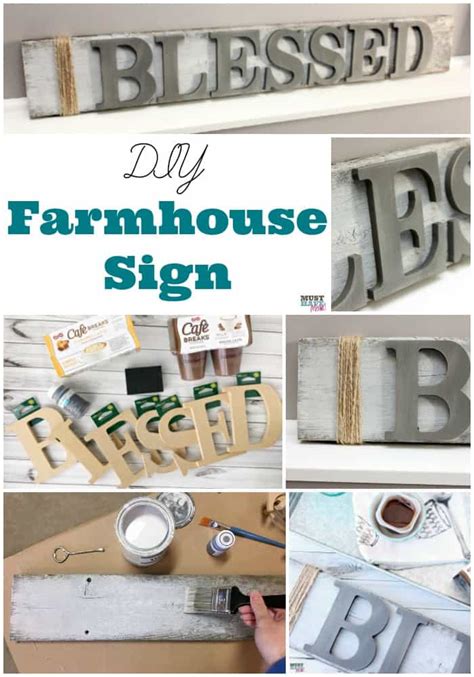 DIY Farmhouse Wood Signs - Must Have Mom