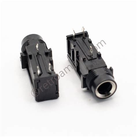 Conector Jack Est Reo Mm Pcb Tipo Jalco Guarni O Cromado