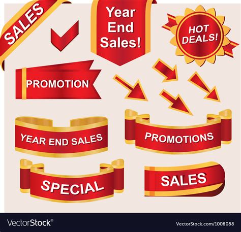 Retail Labels Royalty Free Vector Image - VectorStock