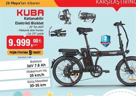 Bim Kuba Katlanabilir Elektrikli Bisiklet A Bim Ok Migros